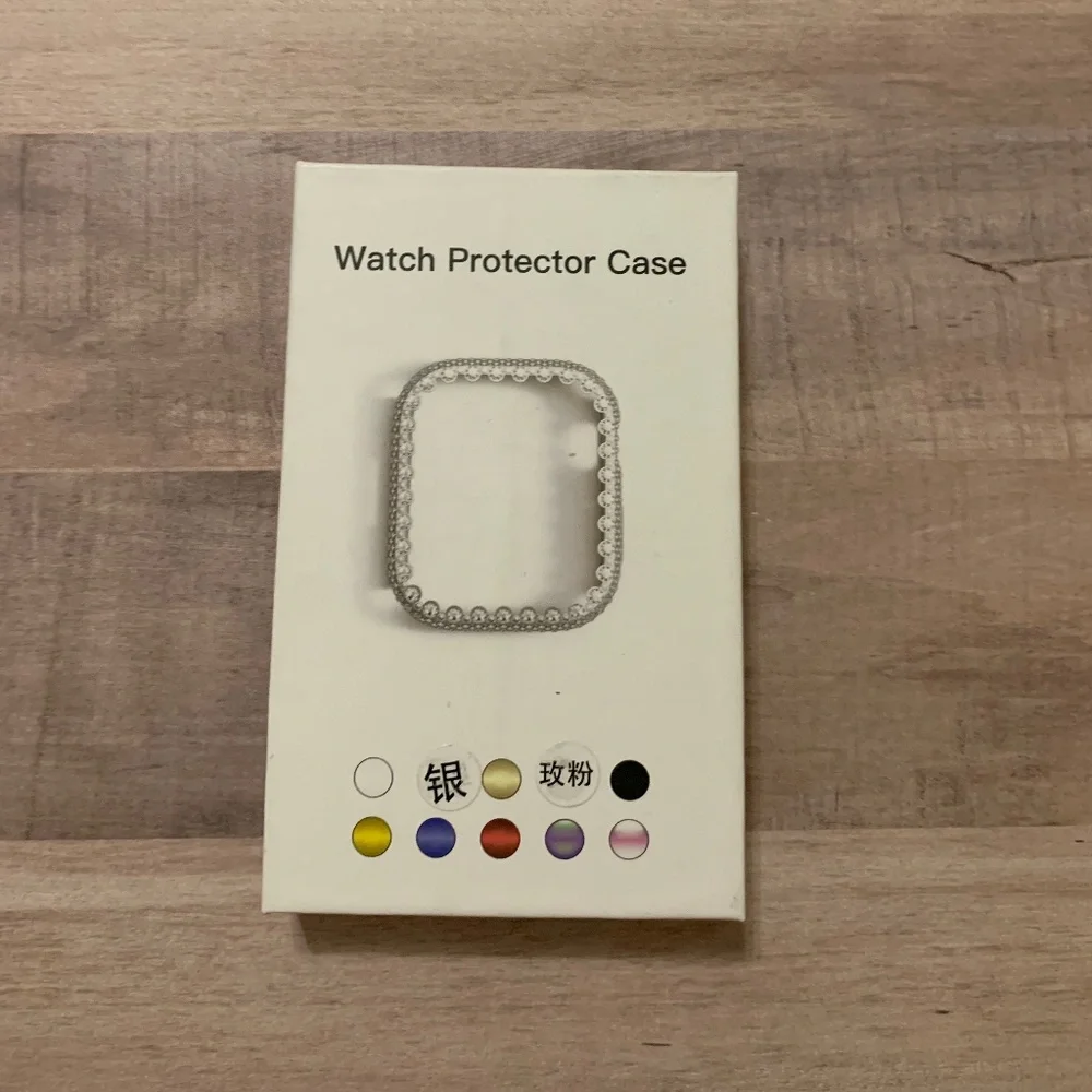 2 Pack Bling Lace Case Compatible with for Apple Watch Case 41mm Series 7